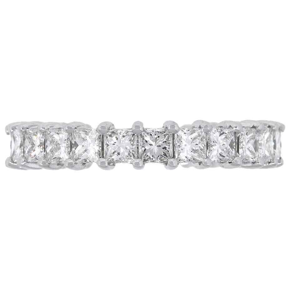 Princess Cut Diamond Wedding Band