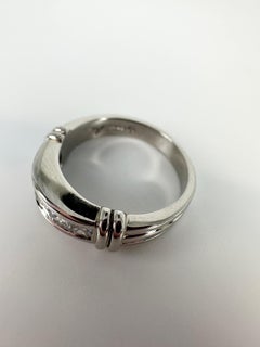 Princess Cut Diamond Wedding Band Made in Platinum 1.02 Carats