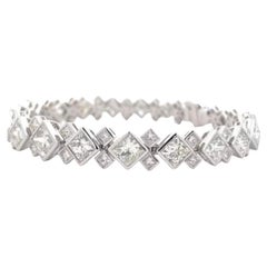 Princess Cut Diamonds Bracelet
