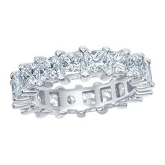 Princess Cut Eternity Ring Platinum