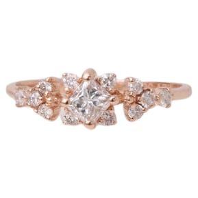 Princess Diamond 0.55ct Engagement Ring