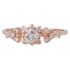 Princess Diamond 0.55ct Engagement Ring