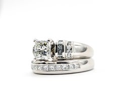 Princess Diamond Bridal Set in Platinum
