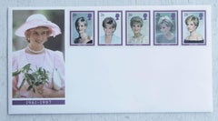 Princess Diana Memorabilia. Set of Stamps of Diana. 1998