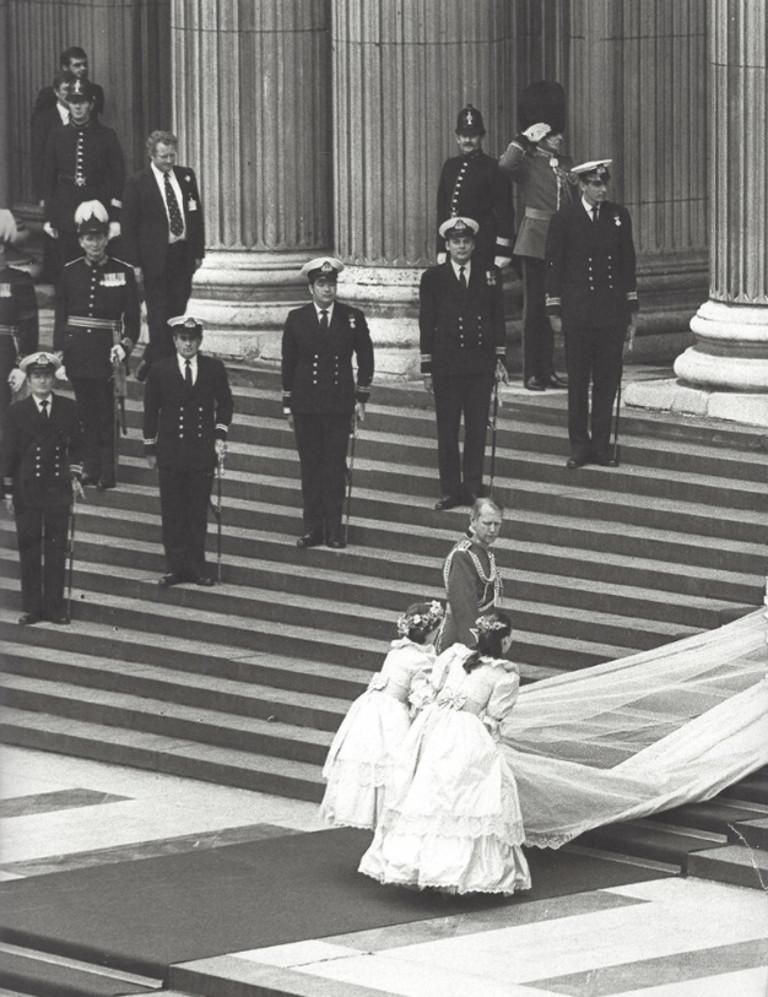 Princess Diana 1981 Wedding Dress Fabric Collection For Sale at 1stDibs ...