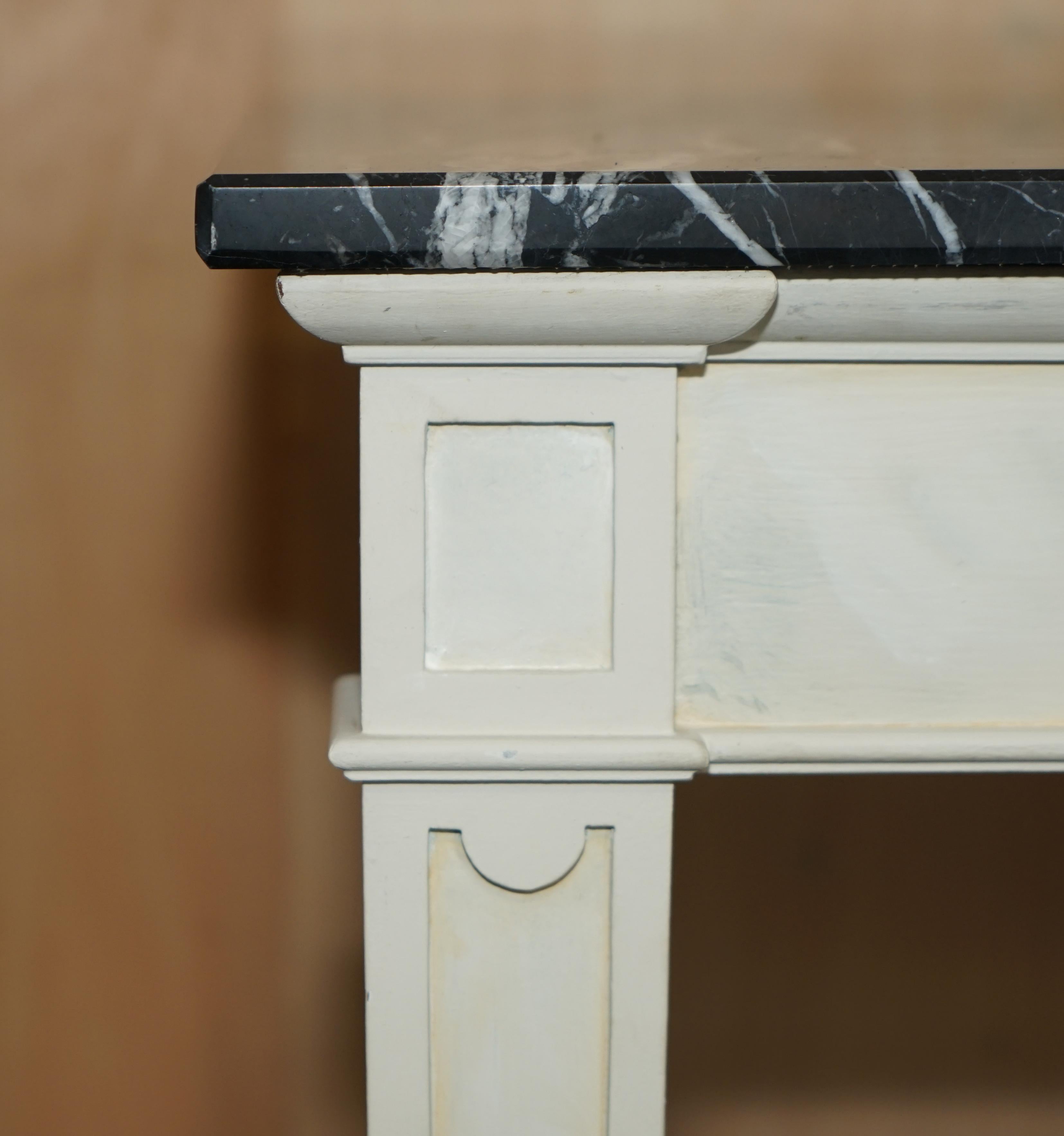 Princess Diana's Spencer House Important Pair of Marble Topped Console Tables For Sale 2