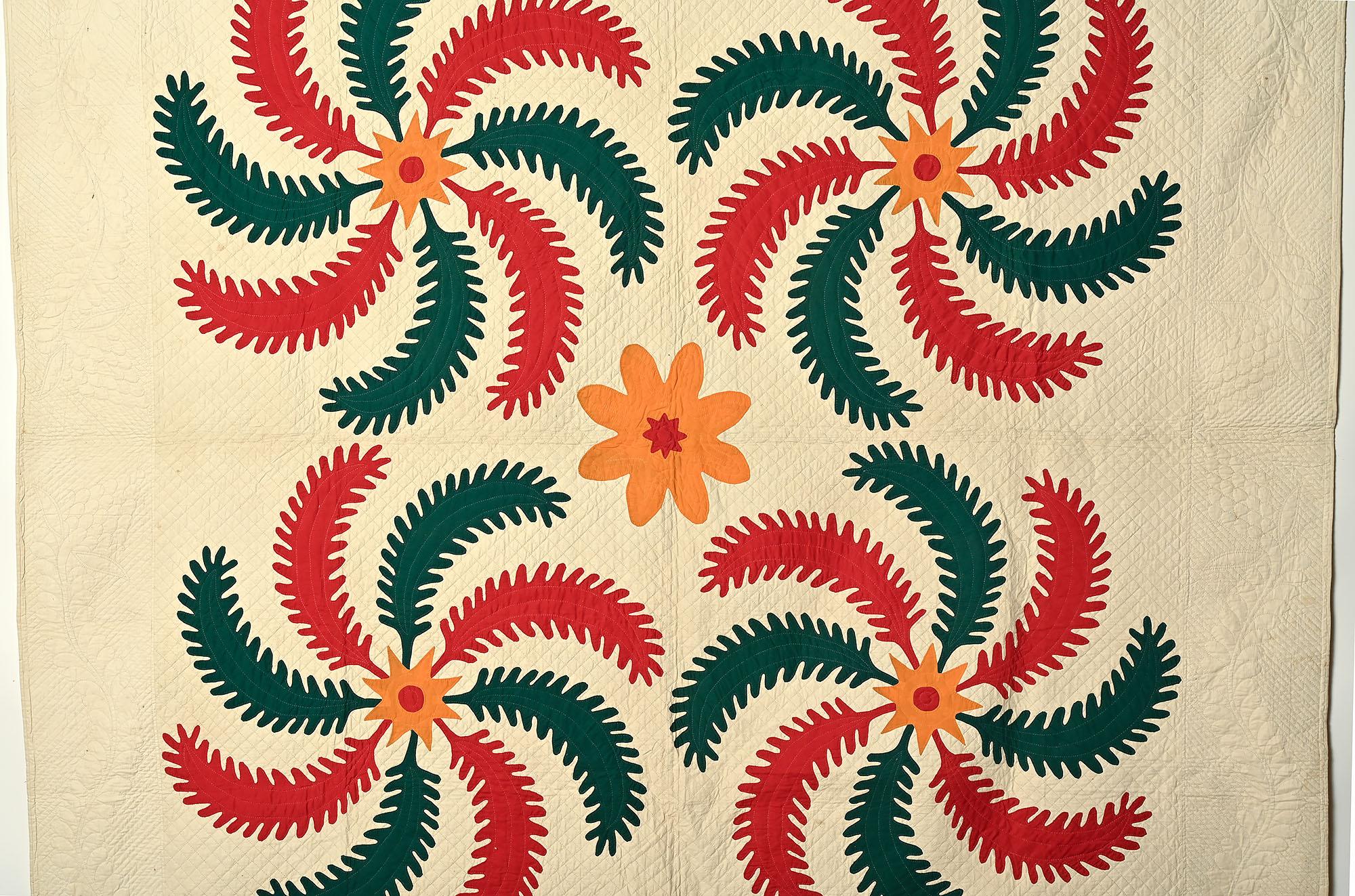 Prinzessin Feder Quilt (Land) im Angebot