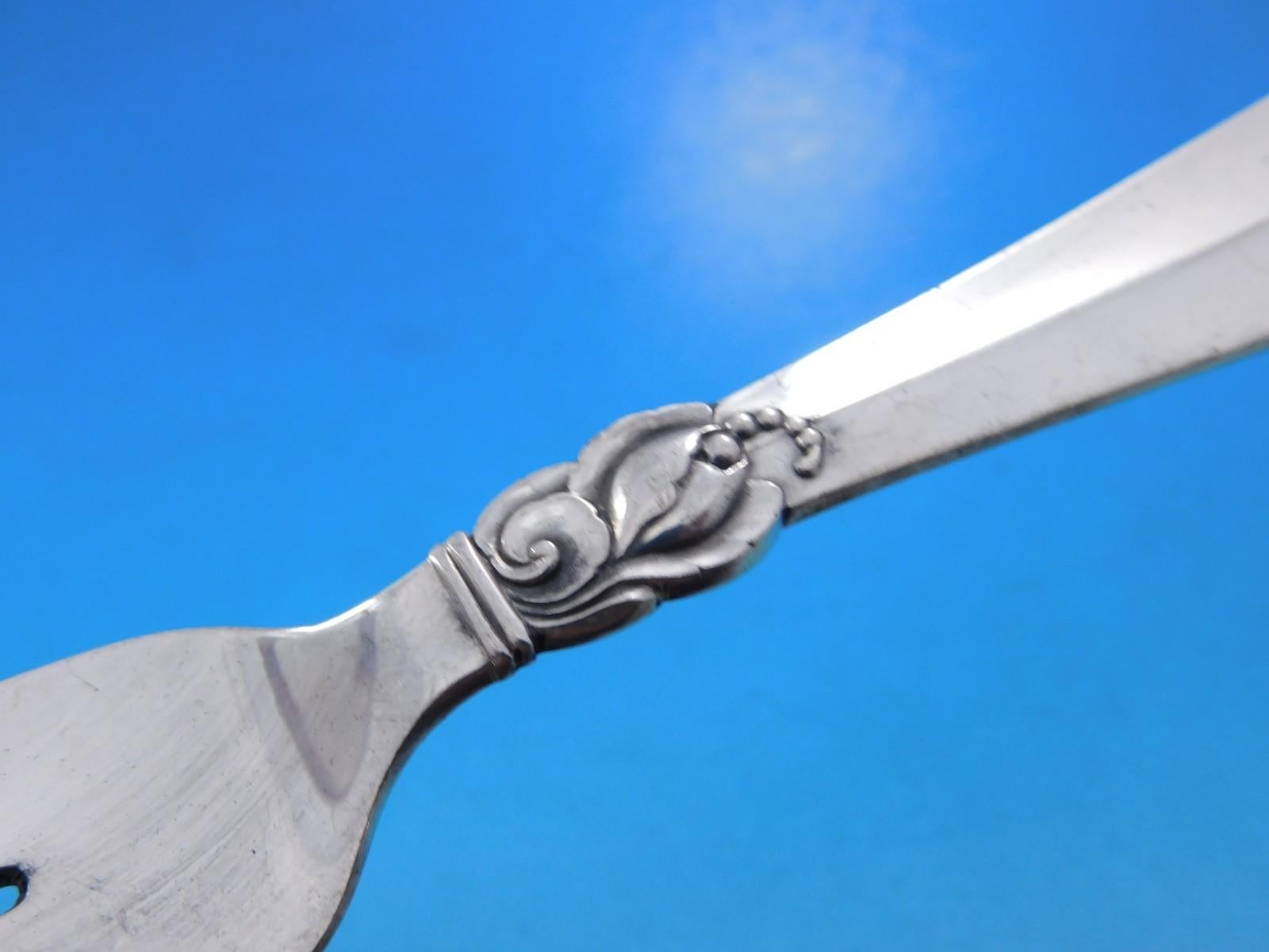 Argento 925 Princess Fuchsia by Frigast Set di posate in argento sterling Servizio da 73 pezzi per la cena in vendita