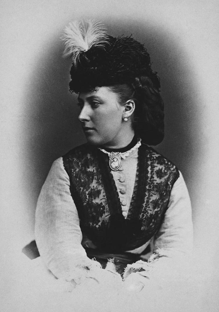20ième siècle Authentique brin de cheveux de la princesse Helena, 19ème siècle en vente