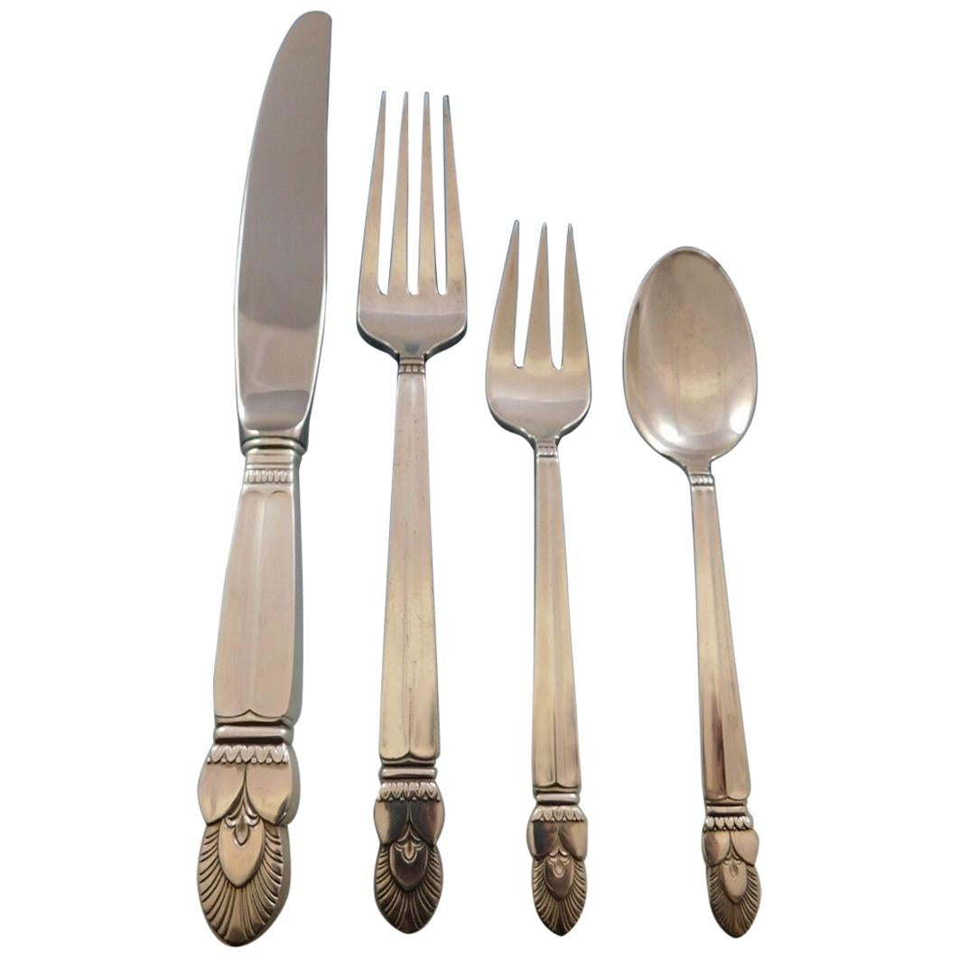 Princess Ingrid Frank Whiting Sterling Silver Flatware Service Set 90 Pcs Dinner