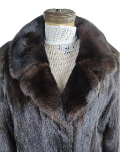 Princess natural Ranch Mink Fur Coat 10/M