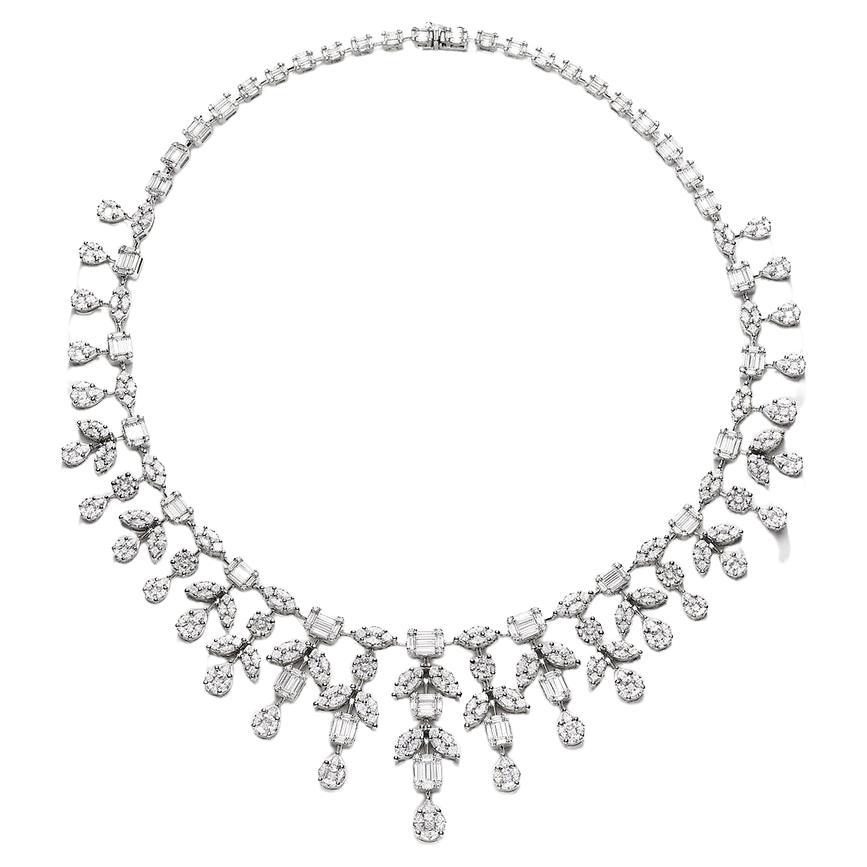 Princess Necklace with Diamond For Sale