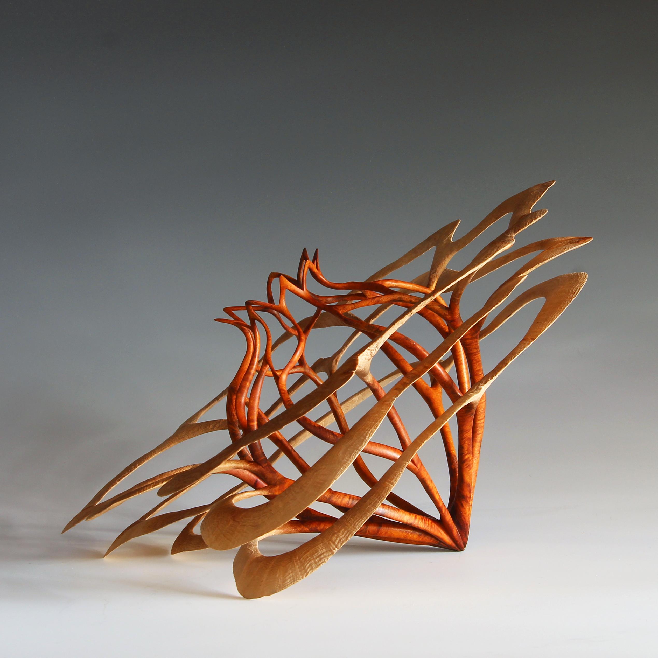 Other Princess of the Tide by Alain Mailland  wood sculpture For Sale