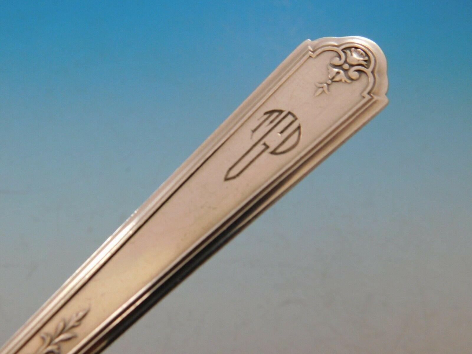 Argent sterling Service de couverts en argent sterling Princess Patricia par Durgin Gorham, 69 pièces