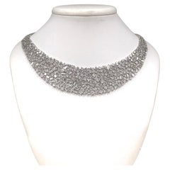 Princess Style Necklace with Princess and Baguette Diamonds.  D22.70ct.t.w.