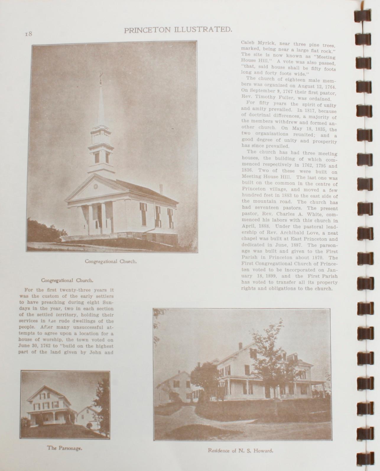 Princeton Mass, Illustrated 1900, as of 1972 5