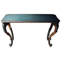 Principally 18th Century Italian Painted Centre Table