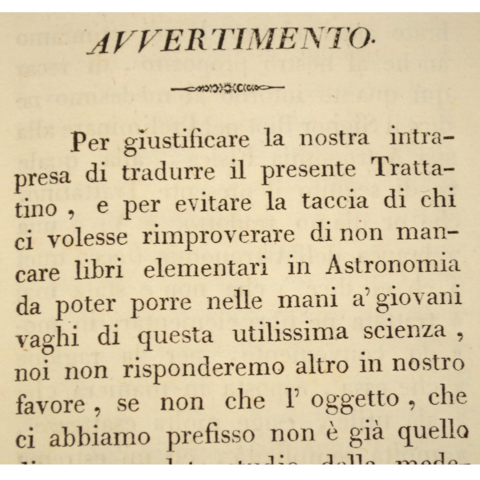 Principles of Nautical Astronomy Antique  Book by M. De Rossel Naples, 1819 8