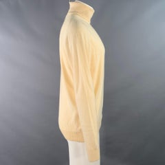 PRINGLE Jersey de cuello alto de cachemira de punto crema talla M