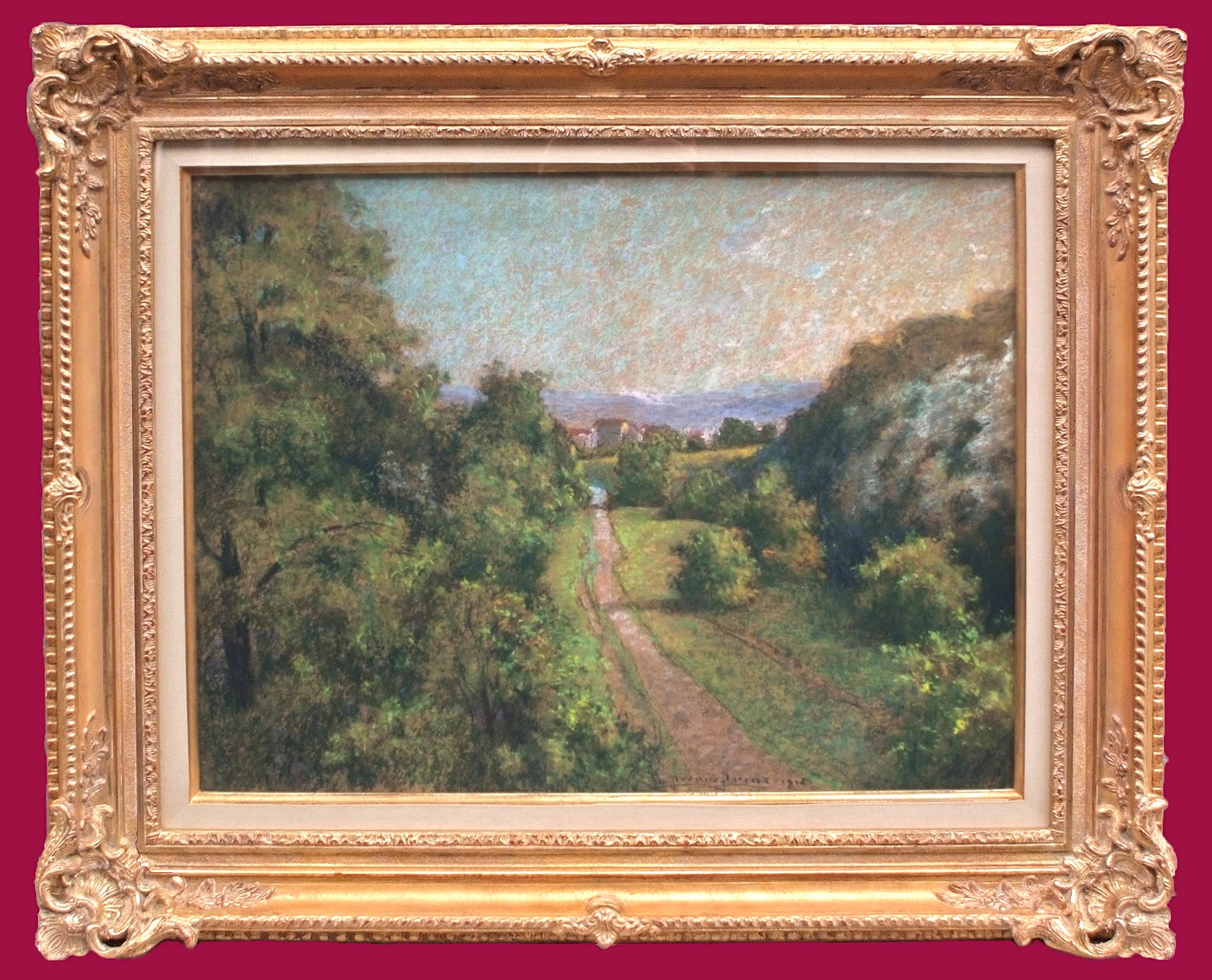 Landscape Painting PRINS Pierre - Le chemin vers le village 