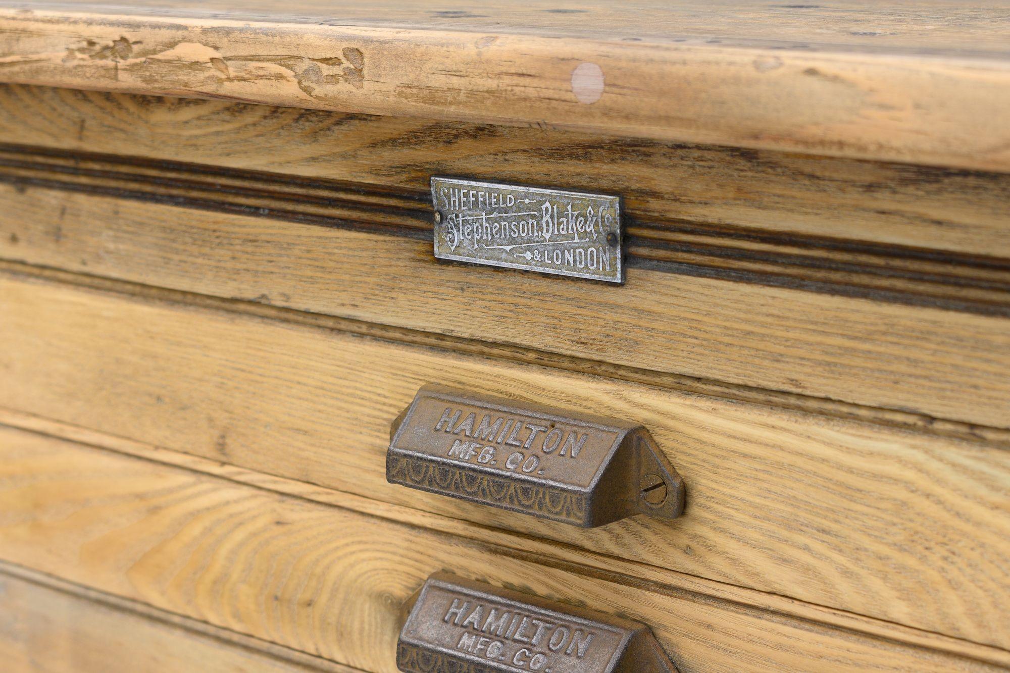 Ash Print Block Chest For Sale