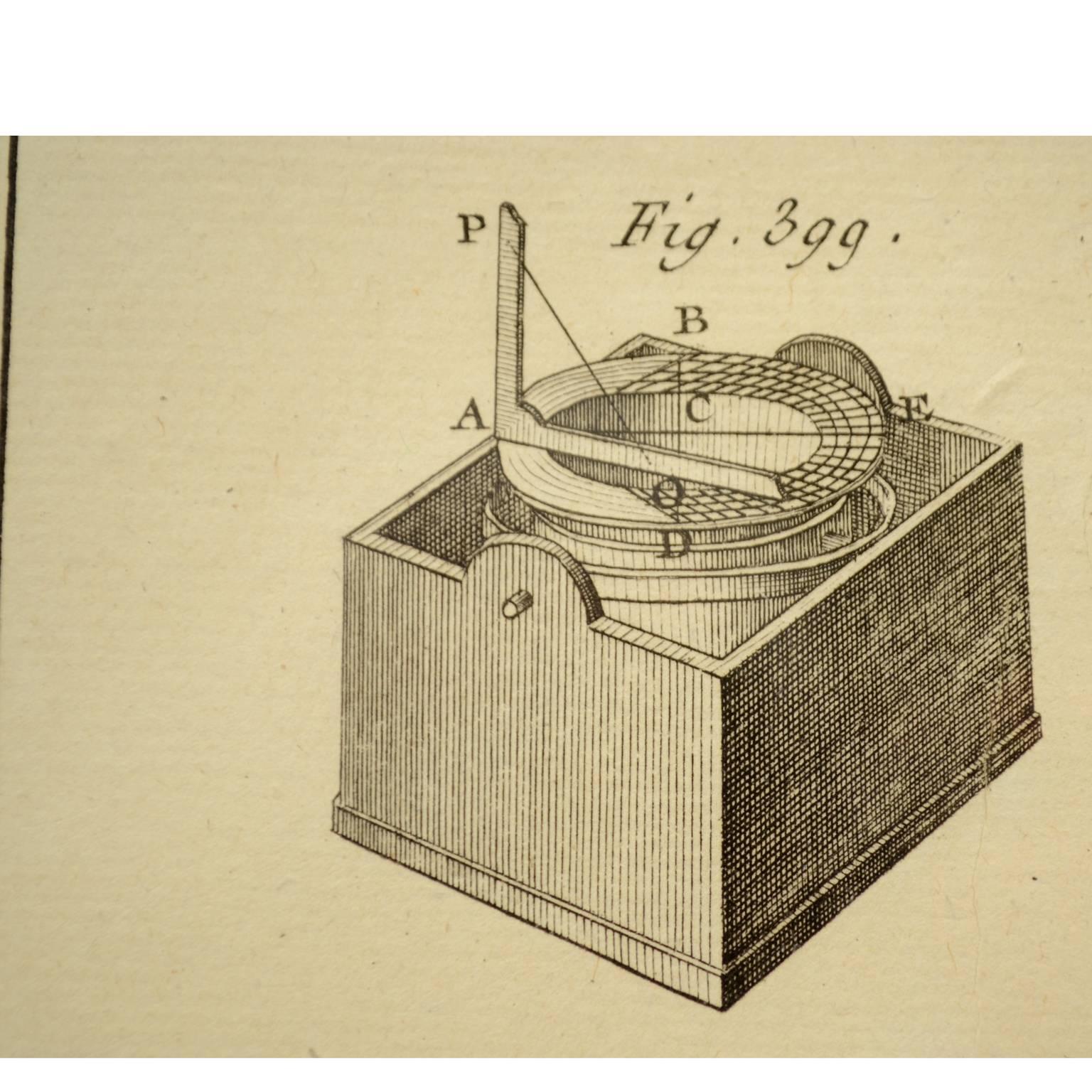 Paper Engraving Print from the Panckoucke Encyclopédie Nautical Subject 1782-1832 For Sale