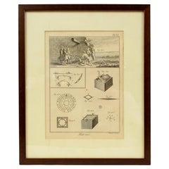 Engraving Print from the Panckoucke Encyclopédie Nautical Subject 1782-1832