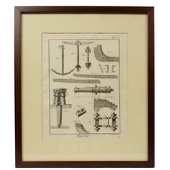 Antique Print by Engraving on Copper Plate from the Panckoucke Encyclopédie