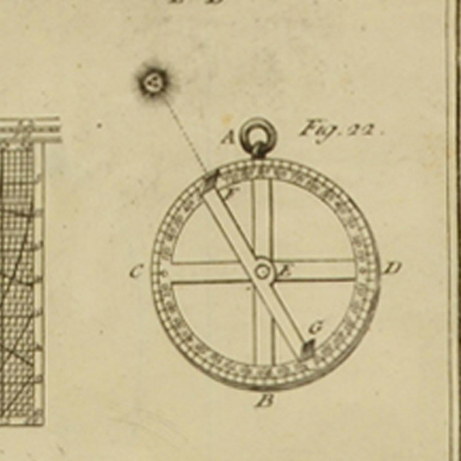 Gravure sur cuivre imprimée du volume Navigazione Nautical Subject 1790  Excellent état - En vente à Milan, IT