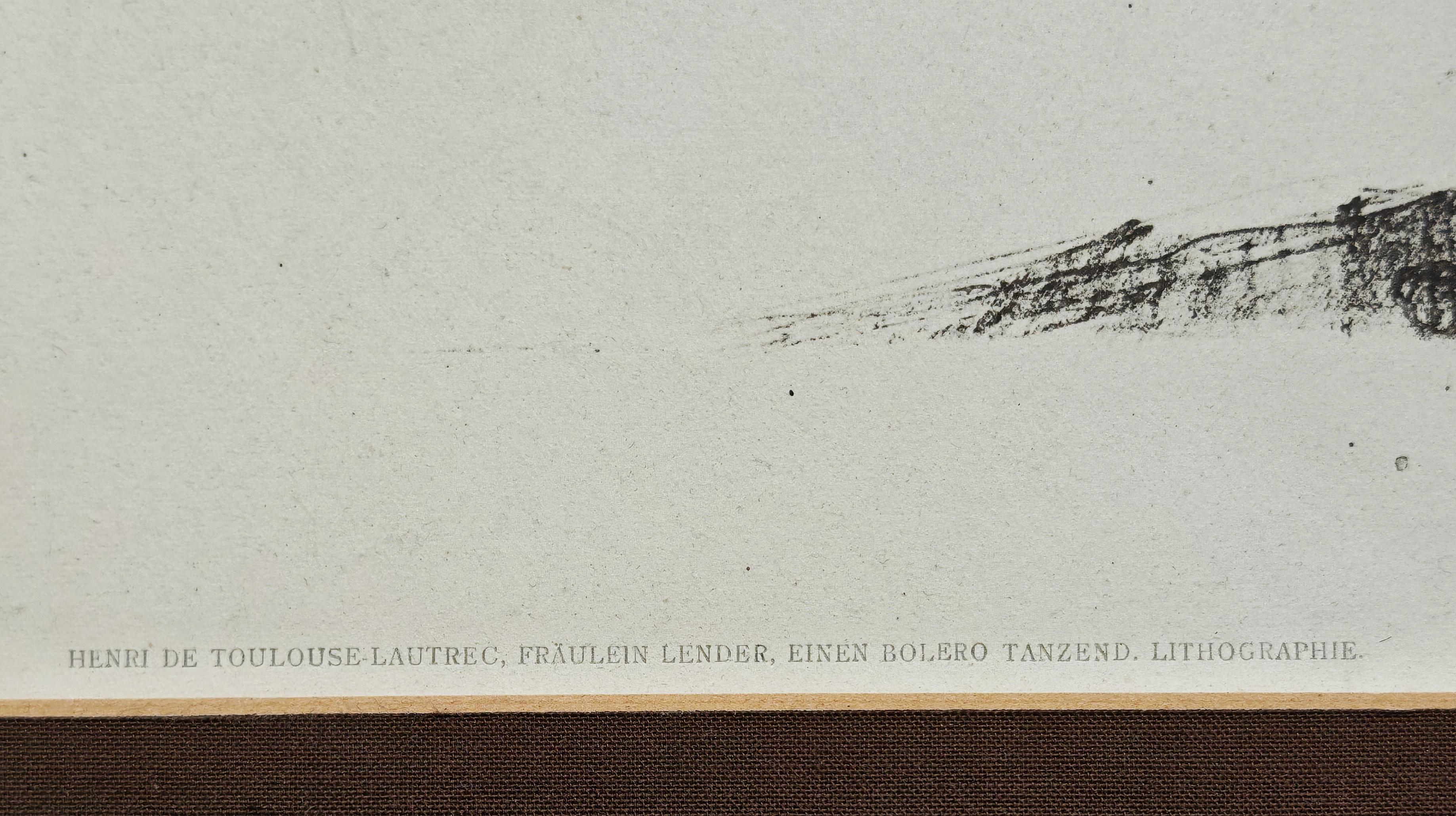 Print by Henri de Toulouse-Lautrec, featuring the cabaret singer Yvette Guilbert For Sale 2