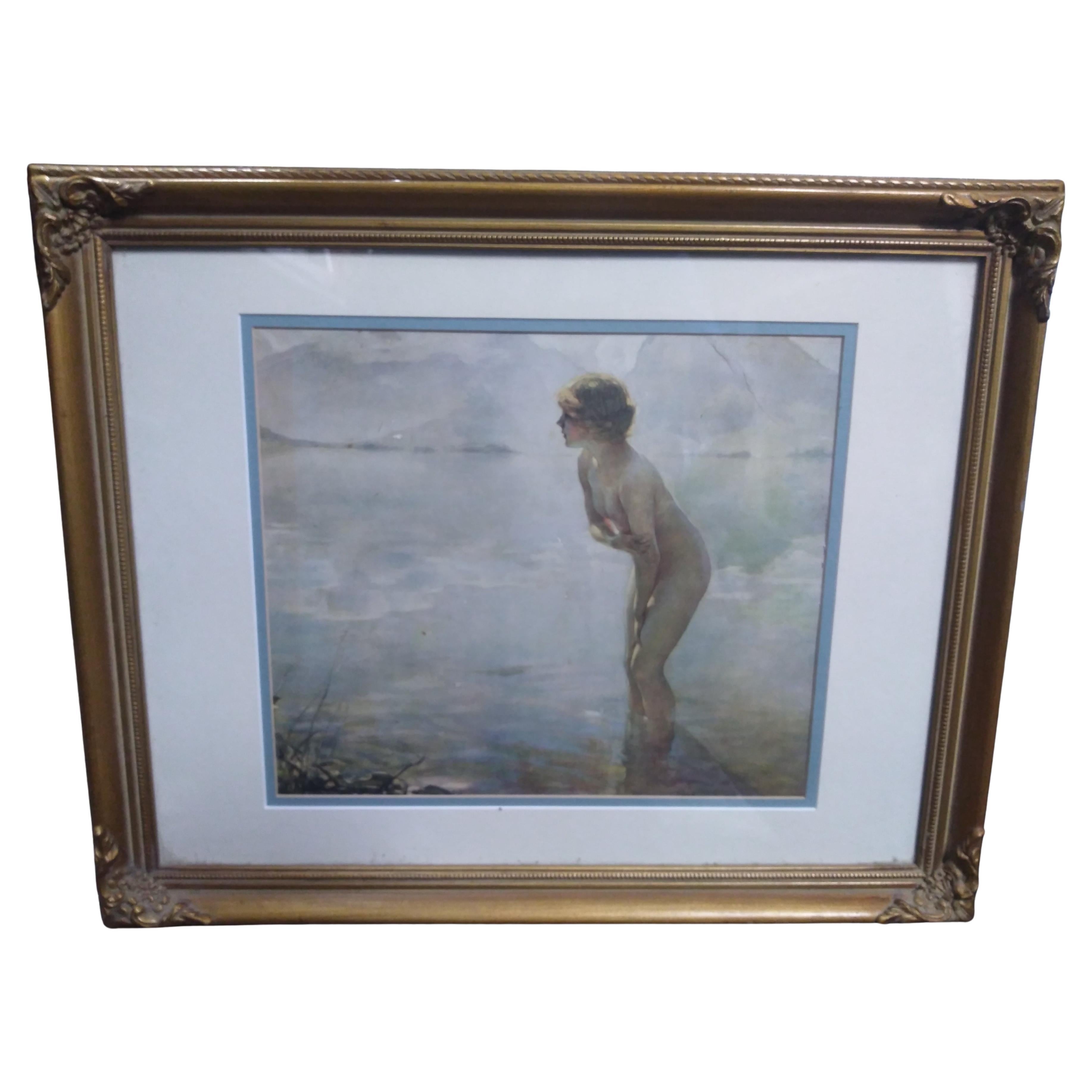 New York Graphics Society Print by Paul Emile Chabas "September Morning" For Sale