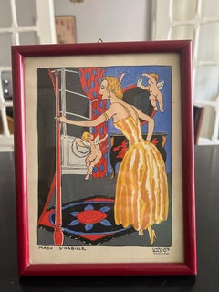 Print " Mado s'habille " from Carlos Bady, 1932, France