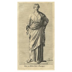Impression d'une muse, déesses inspirantes de la littérature, de la science et des arts, 1660