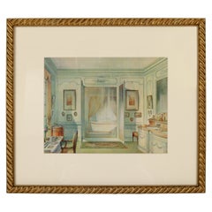 Print of an Interior Bath