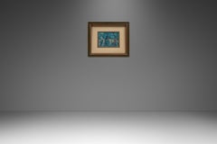 Impression desherman, l'artiste israélienne Margot Lange Ascheim,  Allemagne de l'Ouest, années 1960