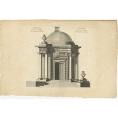 Print of Garden Pavilions of the Earl of Tilney and Knight Stevenson, c.1785