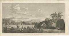 Print of Virgin Islands Natives – Early American Ethnographic Engraving, c.1700