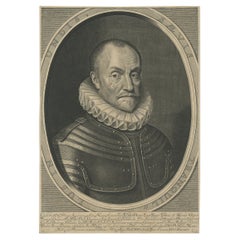 Impression de Guillaume d'Orange, chef de la révolution néerlandaise contre les Espagnols, 1624