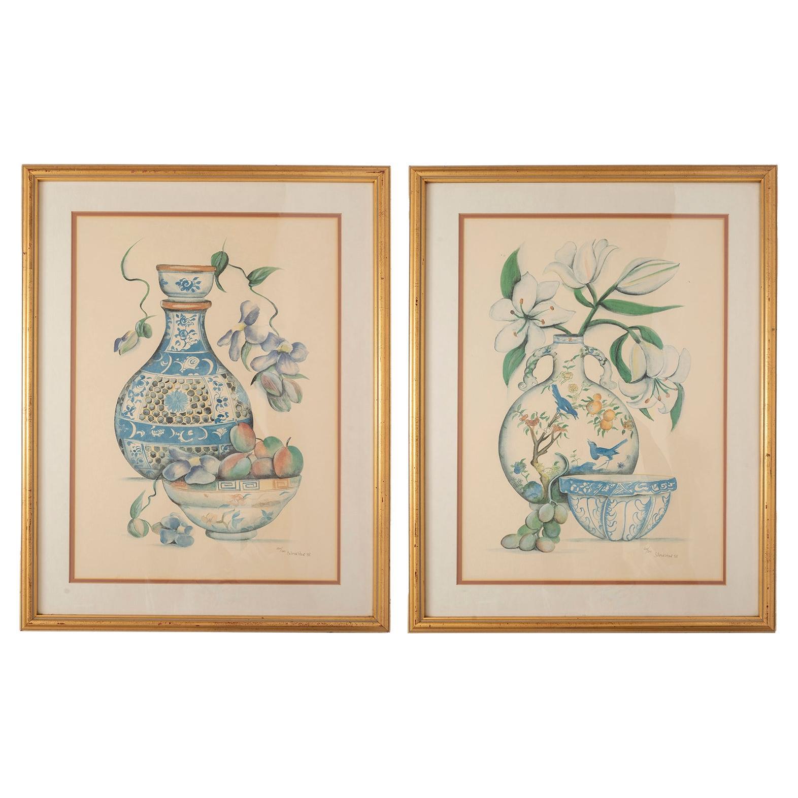 Print Pair Limited Edition Chinoiserie For Sale