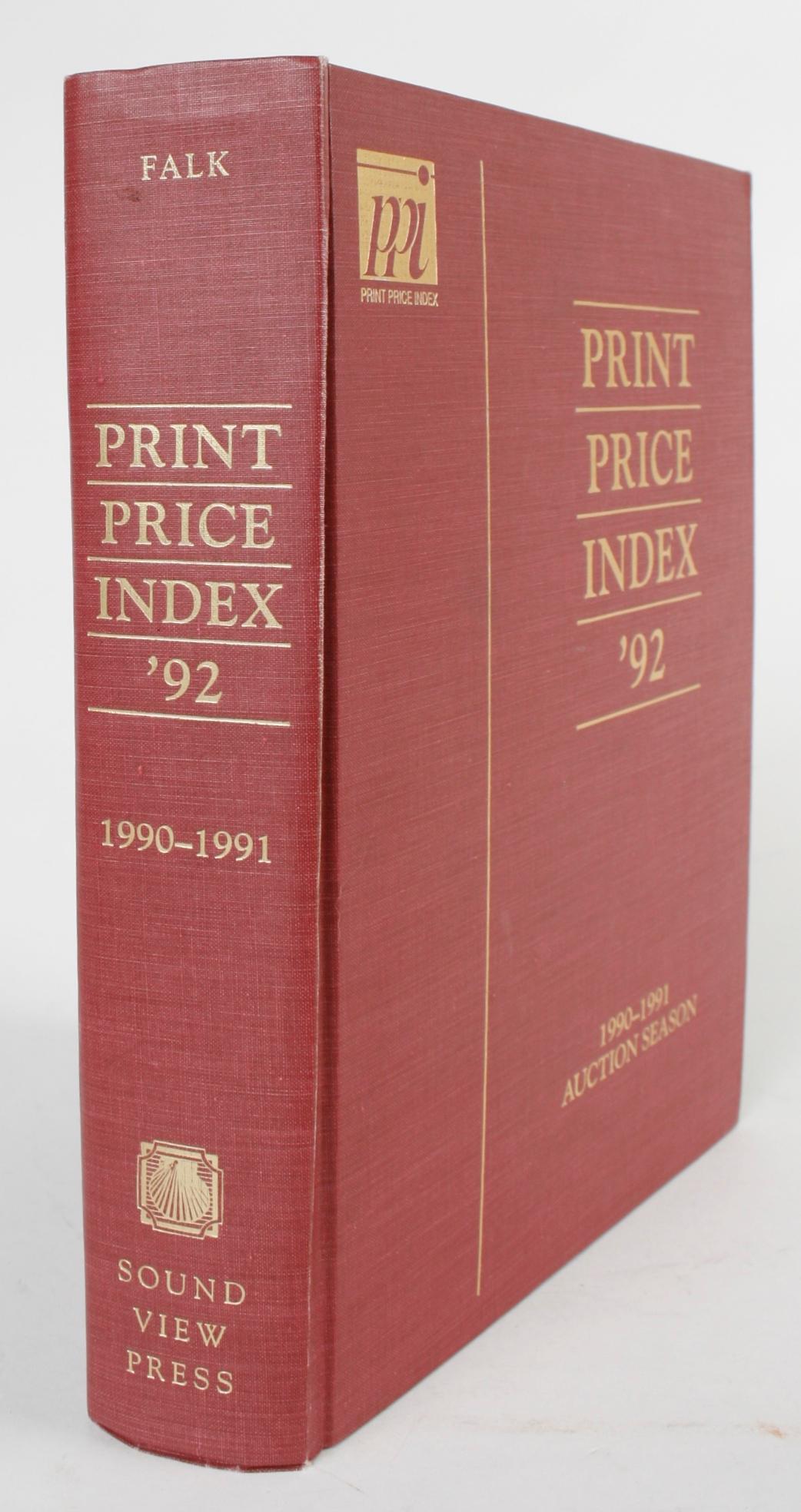 Print Price Index 92: 1990-1991 Auction Season by Peter Falk For Sale 1