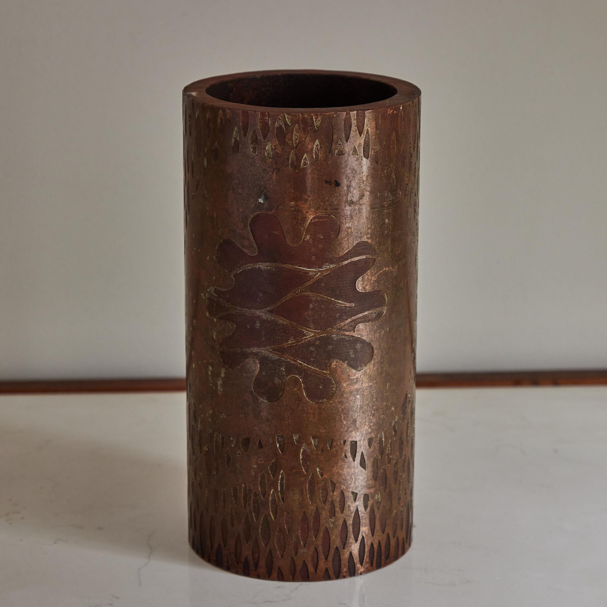 French Print Roller as a Vase For Sale