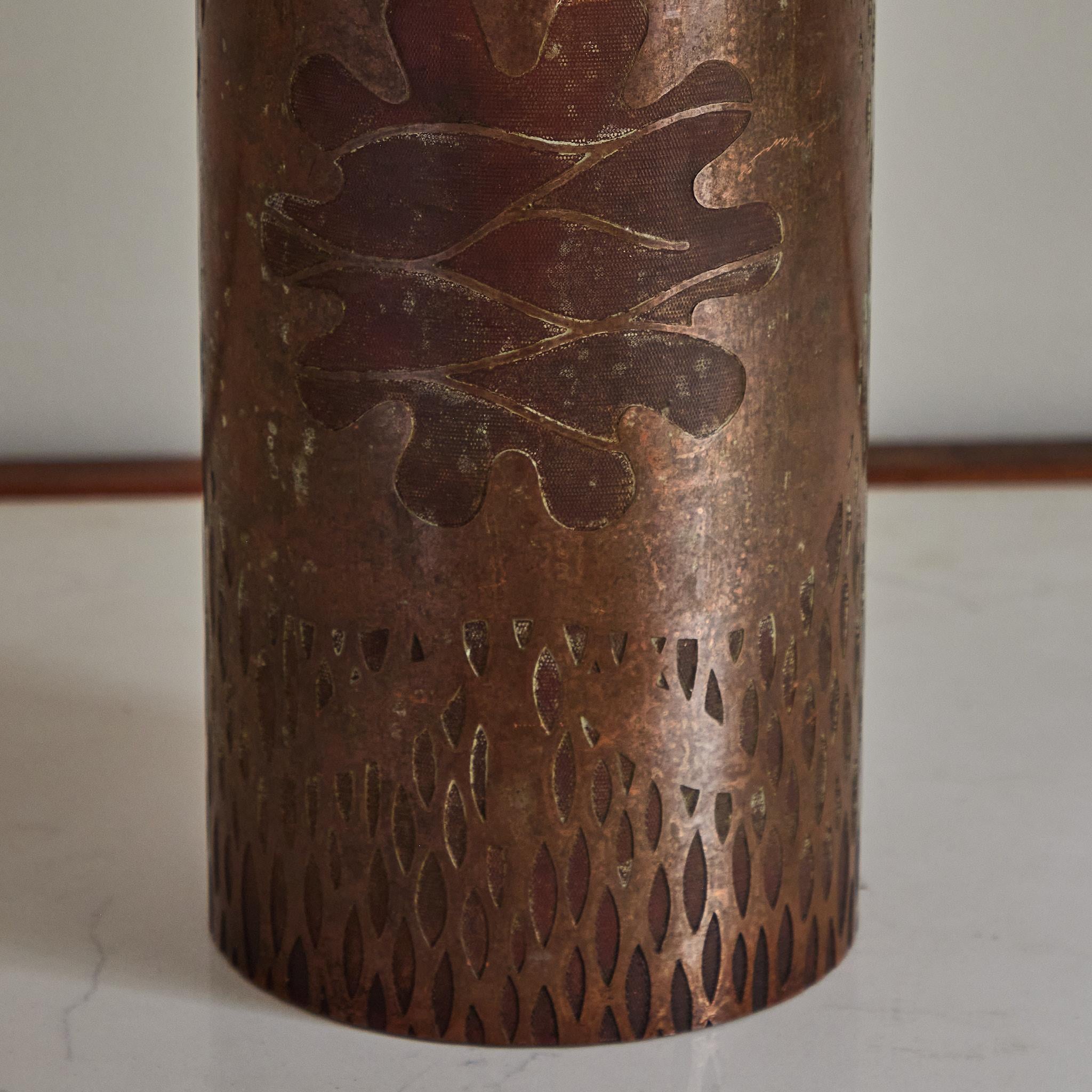 Roller mit Druckdruck als Vase (20. Jahrhundert) im Angebot