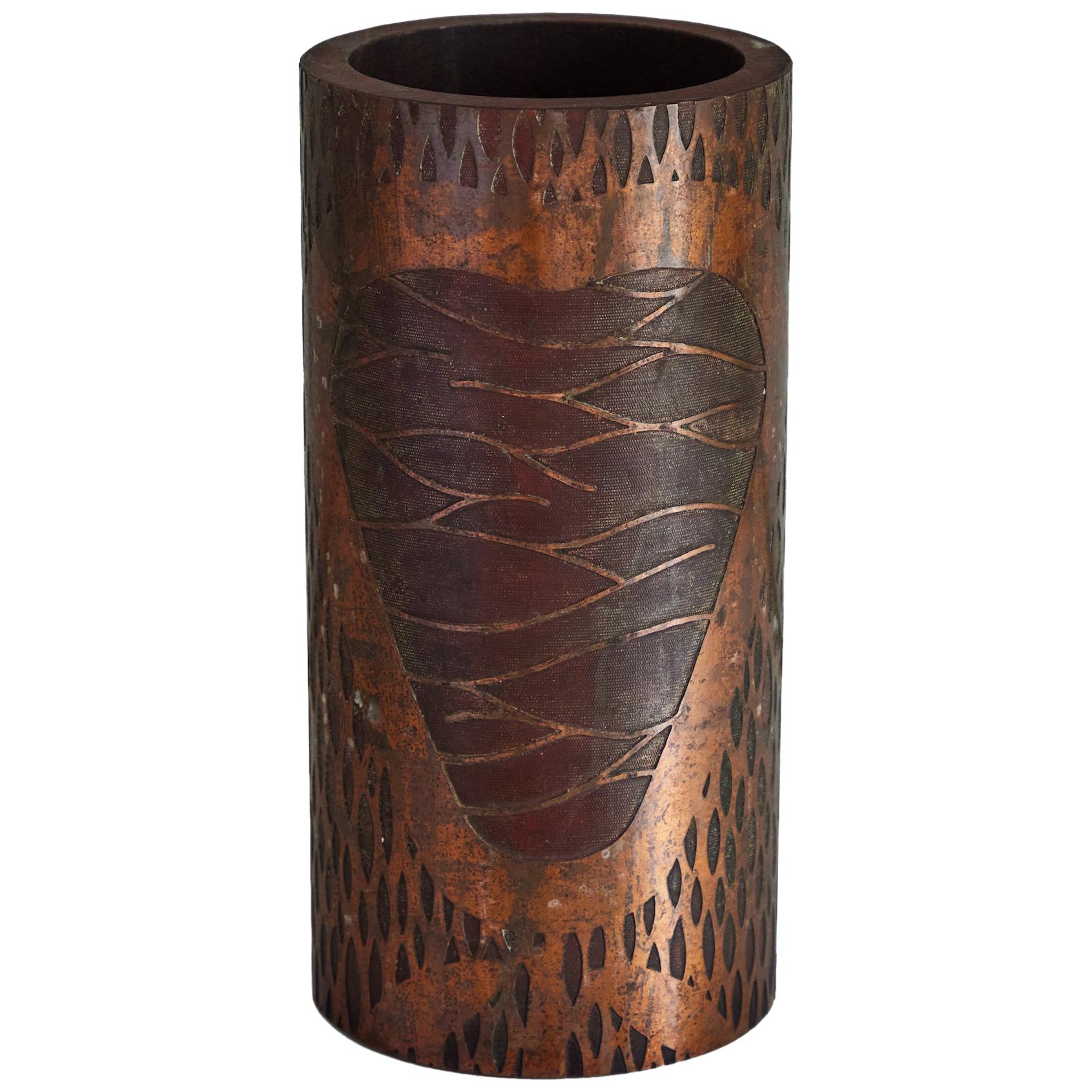 Print Roller as a Vase For Sale