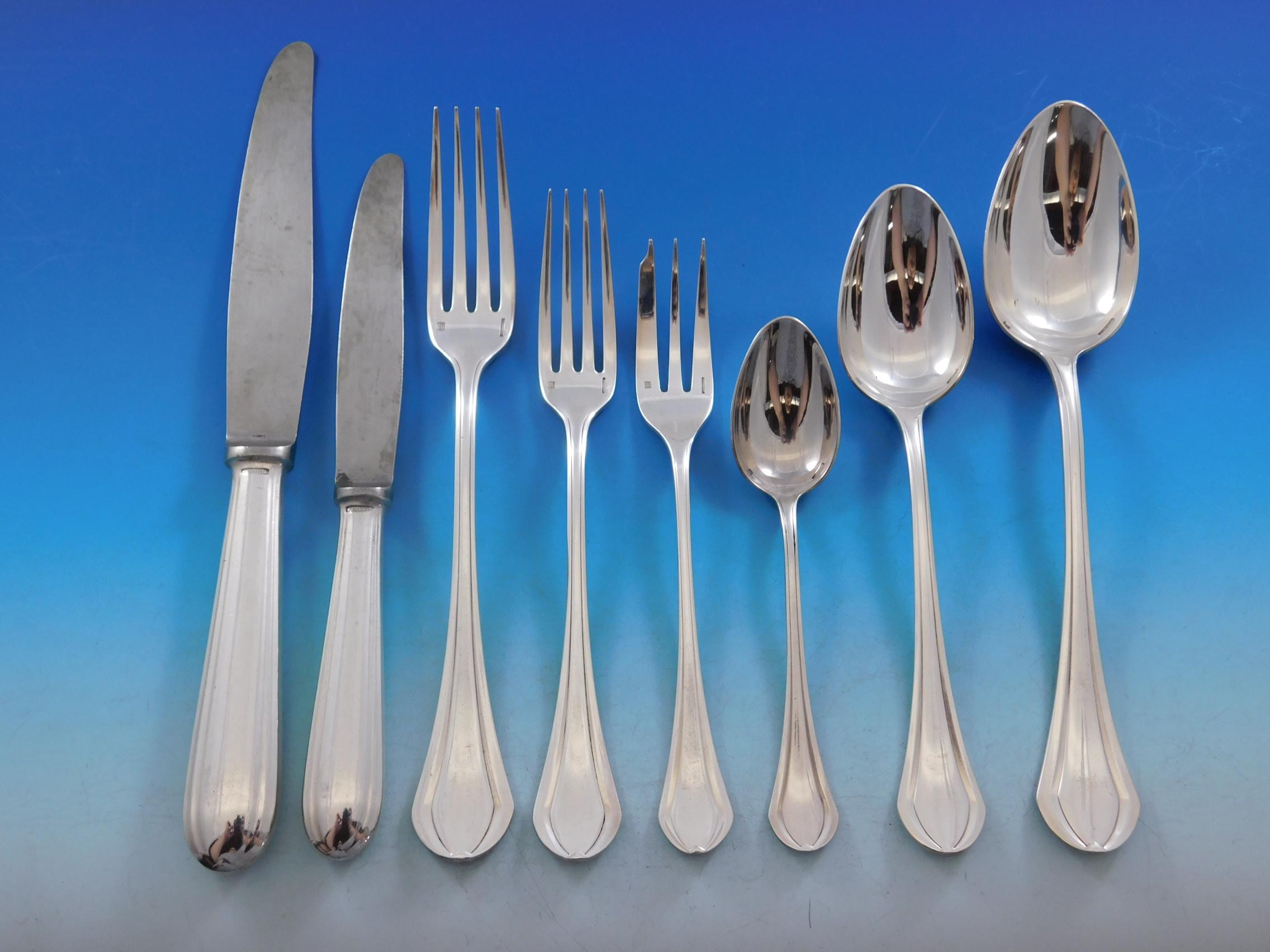 With a dedication to perfection and quality, Christofle flatware creations unite craftsmanship and modern technique, resulting in flatware to be handed down through generations. 


Rare Printania by Christofle France estate silverplate flatware set