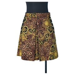 Jupe A-line imprimée VERSACE JEANS COUTURE
