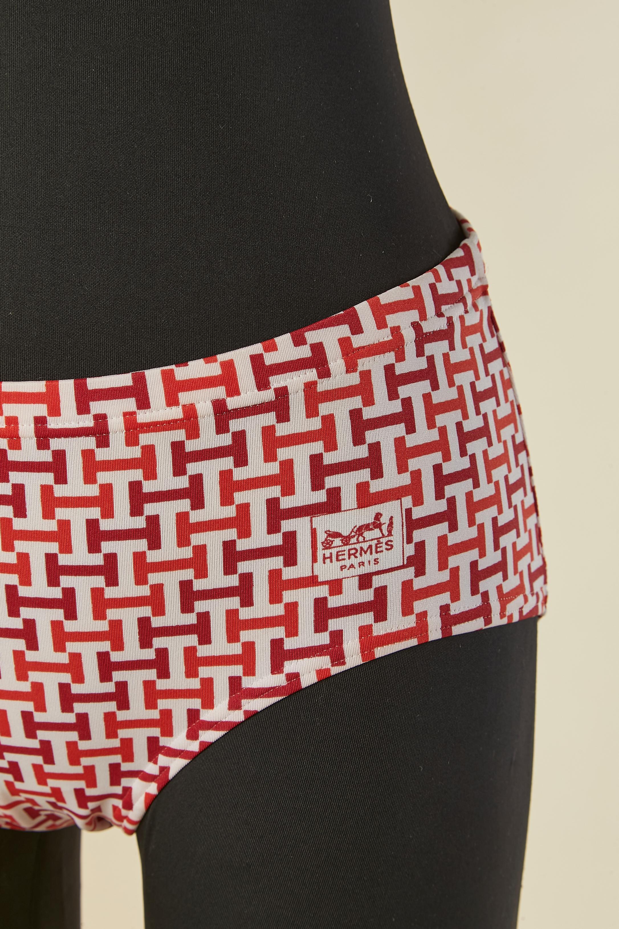 Noir Bikini imprimé HERMÈS en vente