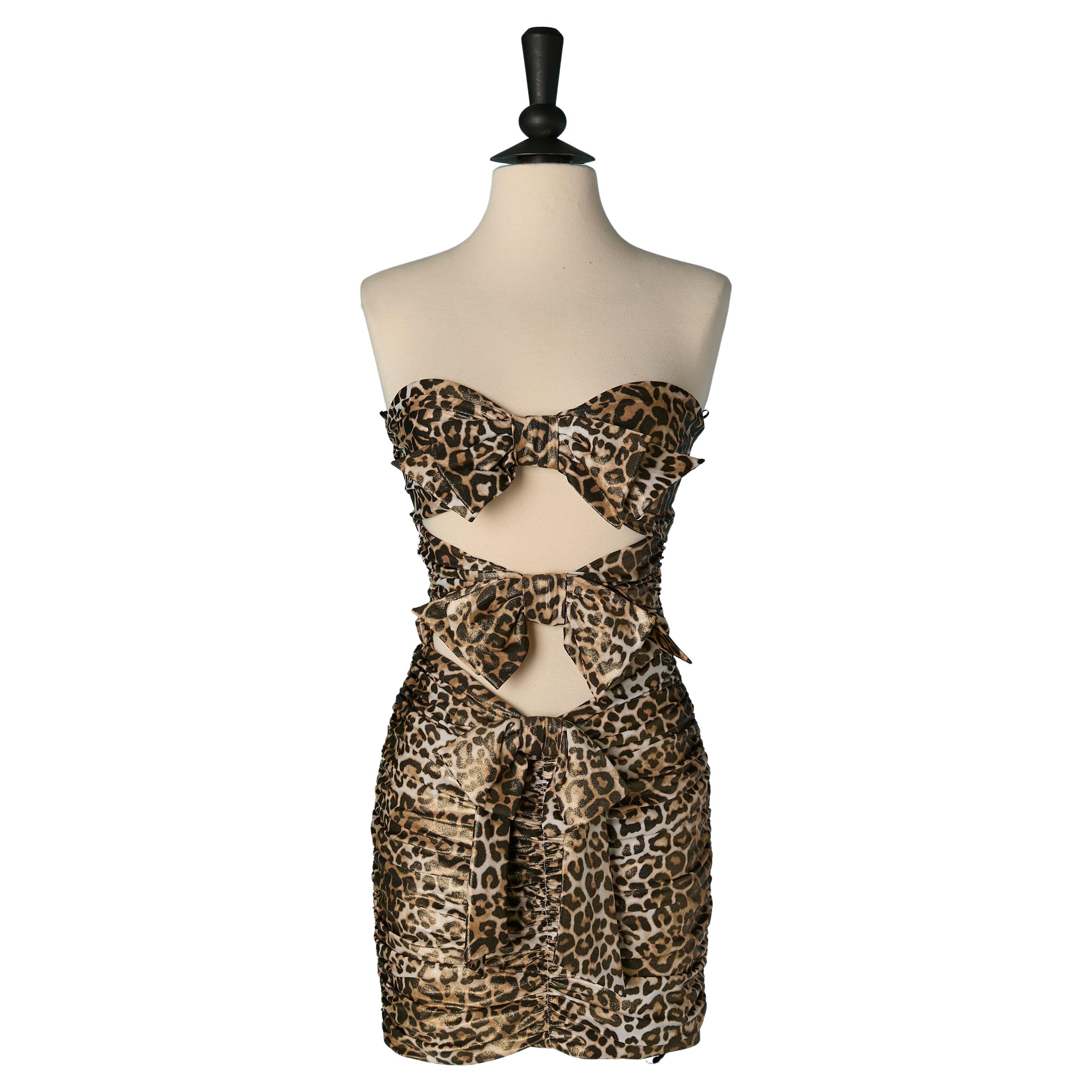 Printed bustier mini dress ALEXANDRE VAUTHIER