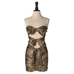 Printed bustier mini dress ALEXANDRE VAUTHIER