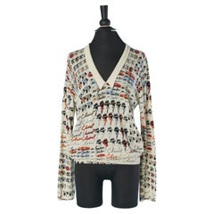 Printed cashmere sweater CHANEL