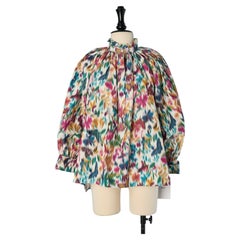 Bedruckte Bluse "Chiné à la branche" mit Rüsche CHRISTIAN DIOR